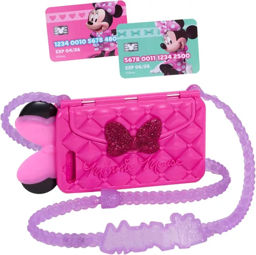 Miniatura 4 de Just Play - Juego de teléfono celular Disney Junior Minnie Mouse Chat with Me Pretend Play, luces y sonidos, juguetes para niños a partir de 3 años