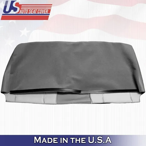 Miniatura 4 de U.S.AutoSeatCover 1999 para Ford F250 F350 Lariat - Fundas de asiento de cuero para asiento superior e inferior, color gris