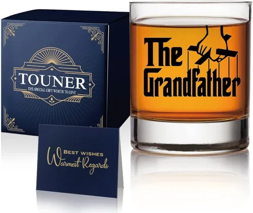 Miniatura 8 de TOUNER Vasos de whisky The GolfFather - Divertidos regalos de golf para hombres, regalos de broma para beber, amantes del golf
