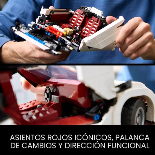 Miniatura 5 de LEGO Icons Lamborghini Countach 5000 Quattrovalvole Kit de Modelo de Auto - Juego de construcción coleccionable para adultos a partir de 18 años