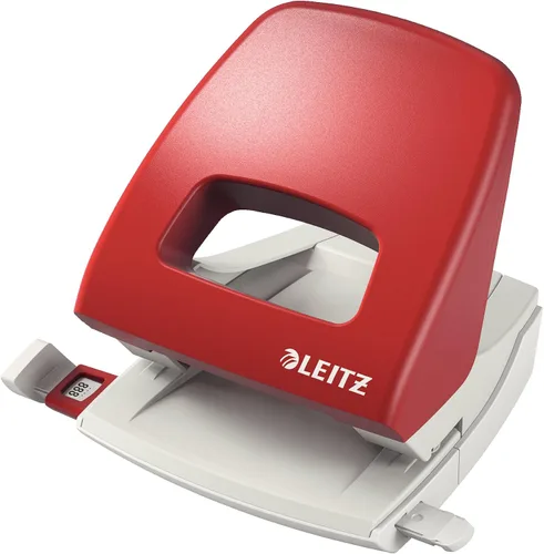 Miniatura 12 de Leitz Perforadora de agujero, 30 hojas, barra guía con marcas de formato, metal, gama NeXXt, 50080035 - Azul