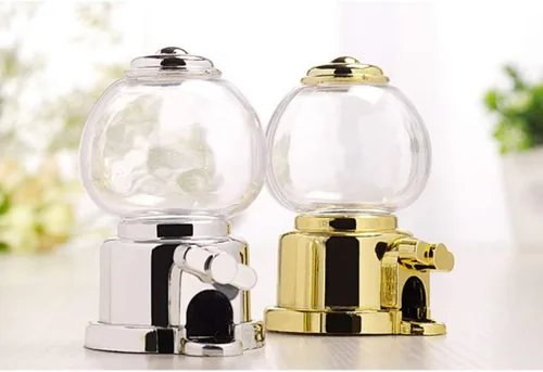 Miniatura 4 de Dispensador de cupcakes, 6 unidades, mini dispensador de caramelos, dispensador de caramelos de goma de mascar para recuerdos de fiesta