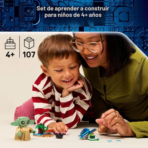 Miniatura 2 de LEGO Star Wars Grogu's Homestead - Juguete de construcción para niños y niñas, juego de simulación Mandalorian con rana Sorgan y figuras de Grogu