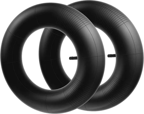 Paquete de 2 tubos interiores de repuesto de 20 x 8.00-8, 20 x 10-8 con vástago de válvula recto TR13 para carrito de golf, cortacésped, tractor,