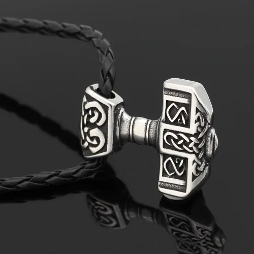 Miniatura 2 de GuoShuang - Collar con colgante de acero inoxidable 316L para hombre
