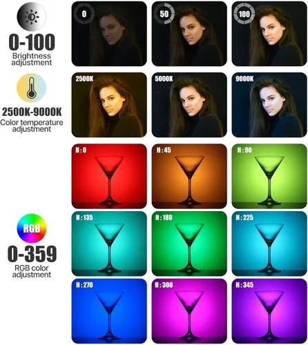 Miniatura 4 de ULANZI Luces de video RGB VL49 + linda luz impermeable LITE de ULANZI