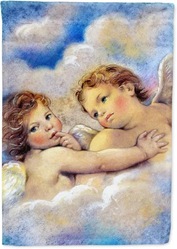 Miniatura 26 de Caroline's Treasures APH8805CHF - Bandera religiosa de la Virgen Madre María para el porche grande, con manga para porche, pancarta decorativa