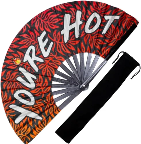 Miniatura 14 de Ventilador de mano decorativo para rave, grandes abanicos plegables para festivales, Drag Queen y Burlesque, bonitos accesorios holográficos