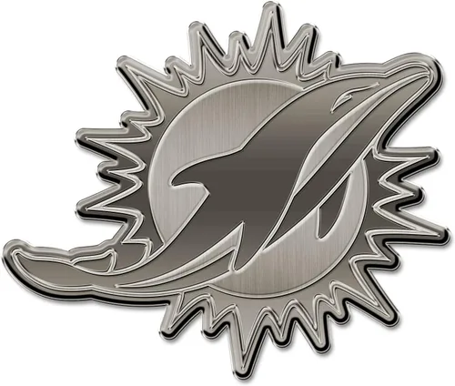 Miniatura 33 de Rico Industries NFL Football Standard Oval Antique Nickel Auto Emblem for Car/Truck/SUV