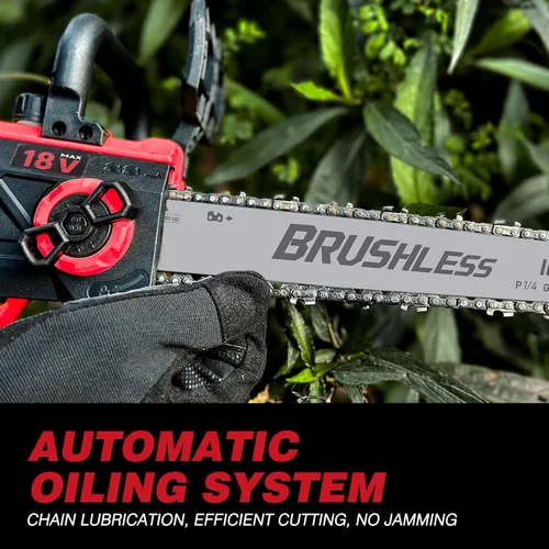 Miniatura 8 de Sierra de poste inalámbrica 2 en 1 de 10 pulgadas y motosierra compatible con batería Milwaukee M18 de 18 V, alcance total de máximo 15 pies