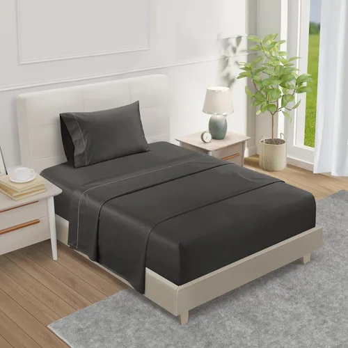 Miniatura 30 de Juego de sábanas 100% algodón para cama King, juego de sábanas certificadas de 1000 TC con bolsillo profundo, juego de sábanas y fundas de almohada