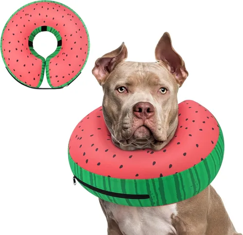 Miniatura 33 de Supet Cono Inflable para Perro para Perros Grandes, Medianos y Pequeños, Collar de Cono Suave para Perros y Gatos, Collar EC para Cuello de Perro