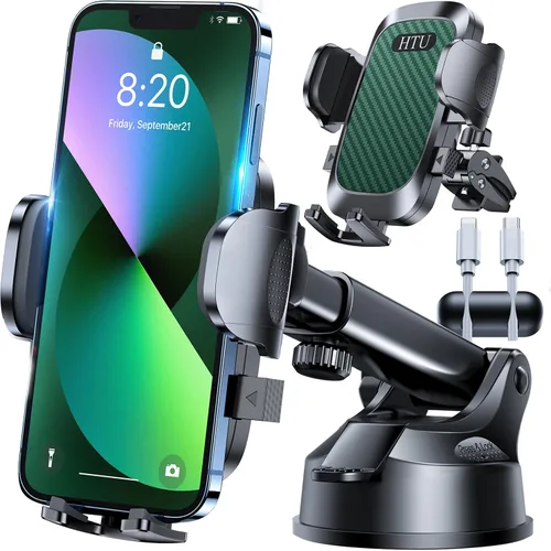 Miniatura 16 de HTU 2026 Mejorado [Verdadero Grado Militar] Soporte de Teléfono para Coche【Certificados de Seguridad y Sin Olor】Soporte de Teléfono Celular