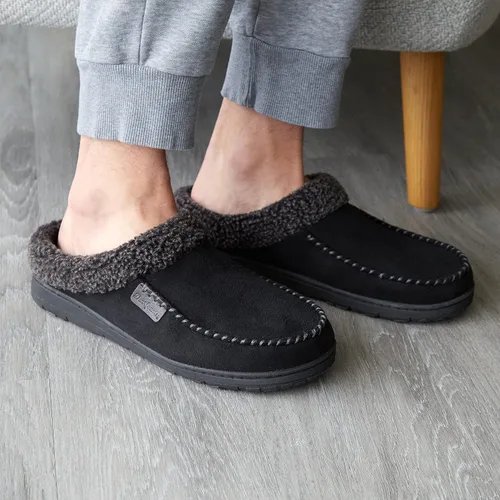 Miniatura 3 de Dearfoams Men's Brendan IndoorOutdoor Breathable Memory Foam Clog House Shoe With Wide Widths