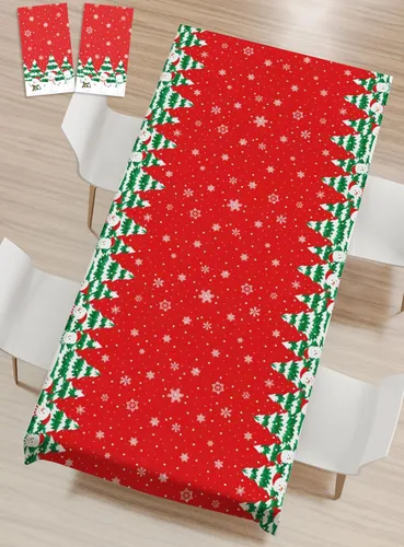 Miniatura 13 de Eid al-Fitr - Juego de 2 manteles de plástico para mesa, para barbacoa, picnic, fiesta, mantel azul, 54 x 108 pulgadas