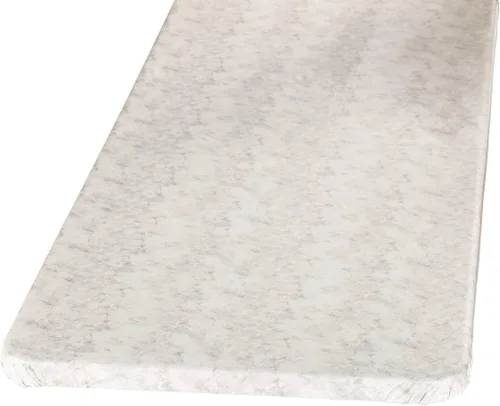 Miniatura 7 de Fox Valley Traders Funda elástica de vinilo de mármol para mesa de banquetes