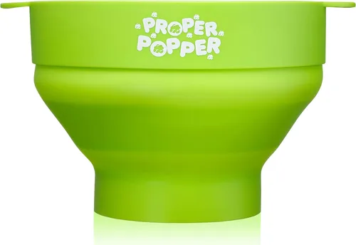 Miniatura 3 de El Original Proper Popper - Palomitas de microondas, palomera de silicona, cuenco plegable sin BPA y apto para lavavajillas - (Verde)