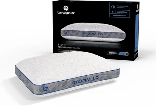 Miniatura 19 de Bedgear Storm Cuddle Curve - Almohada de rendimiento – Tamaño 3.0 – Almohada de cama refrescante para personas que duermen de lado – Firmeza media