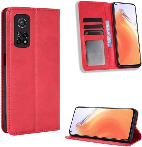 Miniatura 6 de Funda para Xiaomi Mi 10T 5G Caso,Funda para Xiaomi Mi 10T 5G M2007J3SY / Mi 10T Pro 5G M2007J3SG / Redmi K30S Case PU Leather Flip Cover Negro