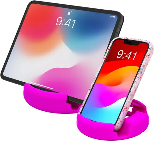 Miniatura 15 de GoDonut Plus+ - Soporte para teléfono inteligente y tableta, compatible con fundas Lager con acceso al puerto de carga, para uso en el trabajo