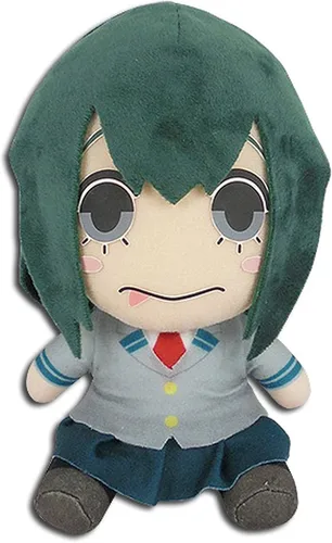 Miniatura 2 de GEE Great Eastern Entertainment My Hero Academia - Peluche sentado Asui Seifuku de 7 pulgadas