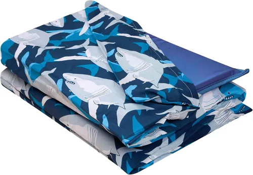 Miniatura 11 de Wildkin Funda de algodón para siesta para niñas, funda de repuesto suave con solapa cosida, se adapta a alfombrillas de vinilo de 1.5 pulgadas
