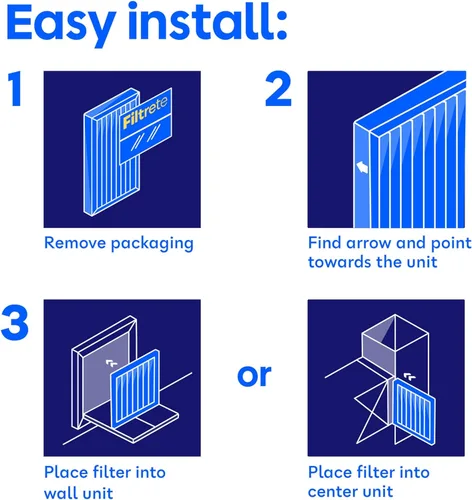 Miniatura 4 de Filtrete - Filtro de aire para aire acondicionado y calefactor, 2 x 24 x 1 pulgadas, MPR 1 MERV 11, defensa contra alérgenos, paquete de 2