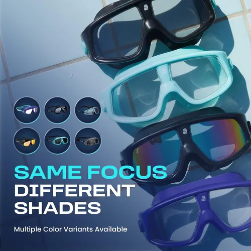 Miniatura 9 de Clear'r Focus Adult Swim Mask - Adult Swimming Goggles, Panoramic Vision, Snorkel Mask Silicone Skirt, Anti-Scratch Coating