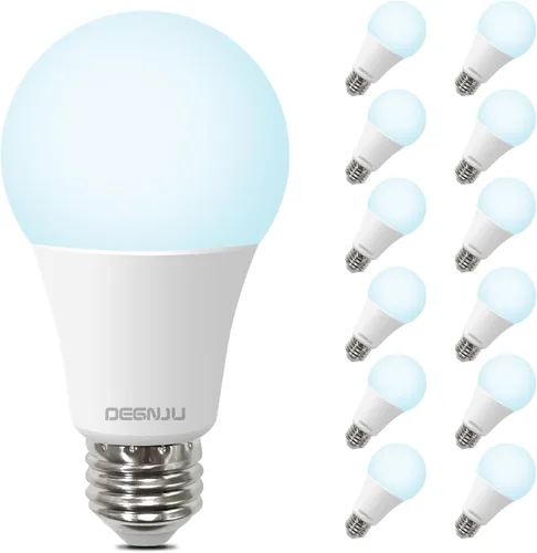 Miniatura 17 de DEGNJU - Bombillas LED A19 13 W, equivalente a 100 W, 2700 K, luz blanca suave, 1500 lúmenes, base E26, no regulable, 13 W de luz blanca brillante
