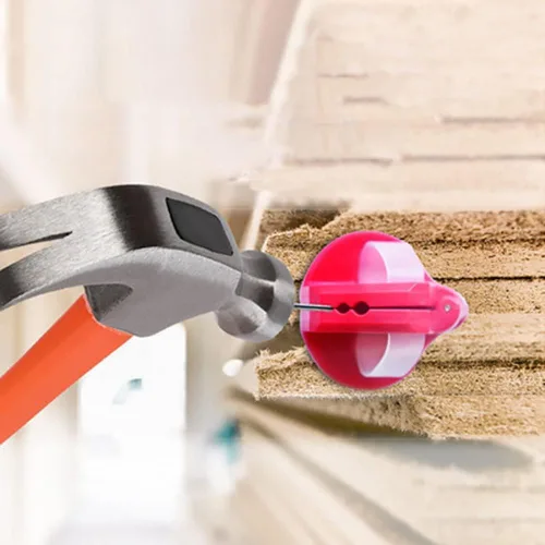 Miniatura 2 de Soporte de uñas para martillar, alicates de plástico, guía de uñas protectora de dedos, herramienta para el hogar, alicates auxiliares, artilugio