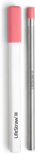 Miniatura 7 de LifeStraw Sip - Paja reutilizable de acero inoxidable para beber con filtro de agua Albaricoque