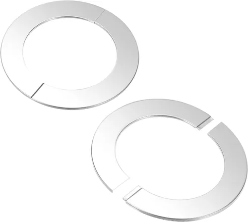 Miniatura 11 de M METERXITY Paquete de 2 bridas divididas de pared, para tubo de diámetro exterior de 0.9 pulgadas/0.866 in, placa de escudo de acero inoxidable