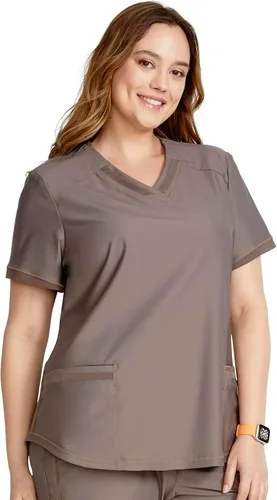 Miniatura 6 de Form Scrubs para mujer, cuello en V elástico de punto CK840