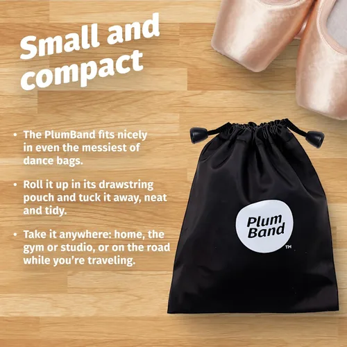 Miniatura 4 de The PlumBand - Banda elástica para baile y ballet, paquete premium listo para regalo, tamaños para niños y adultos, mejora tu spagat, flexibilidad