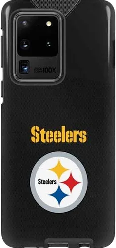 Miniatura 13 de Skinit Pro Phone Case Compatible with Galaxy S20 Ultra 5G - Officially Licensed NFL Pittsburgh Steelers Distressed Design