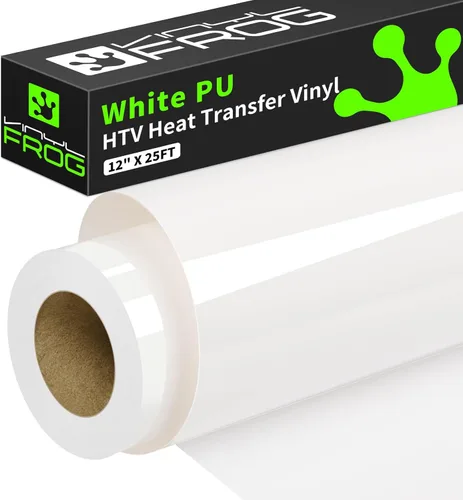 Miniatura 71 de VINYL FROG Rollo de vinilo HTV con purpurina granate, vinilo para planchar con purpurina de 12 x 8 pies para todas las máquinas de corte, vinilo