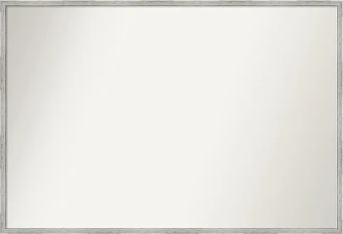 Miniatura 794 de Amanti Art Espejo de baño blanco para sobre el fregadero, 32 x 45 pulgadas, espejo de tocador rectangular blanco esbelto, marco de madera moderno