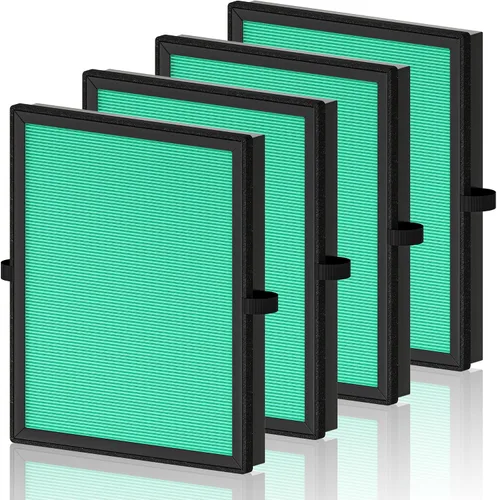 Miniatura 14 de MK04 Filtro de aire de repuesto para purificador de aire Aroeve MK04 MG04JH, filtro H13 True HEPA de 4 en 1 de carbón activado de alta eficiencia