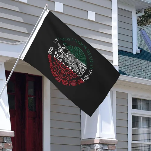 Miniatura 17 de Bandera de 3 x 5 pies, calendario azteca mexicano de doble cara, letrero grande para pared, dormitorio, sala de estar, decoración colgante de casa