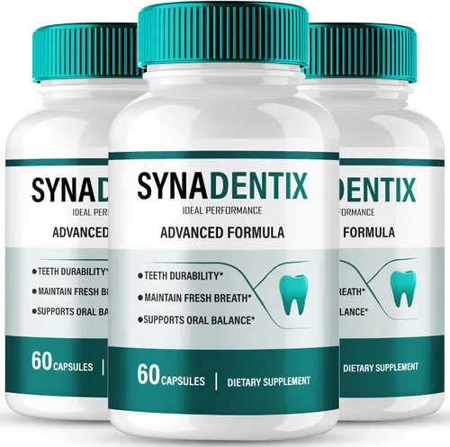 SynaDentix - Cápsulas oficiales de Syna Dentix, píldoras de suplemento de salud oral Syna Dentix, máxima fuerza, totalmente naturales para la salud