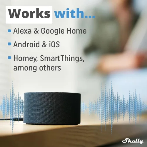 Miniatura 7 de Shelly Plus 1 UL Interruptor de relé inteligente WiFi con contactos secos Automatización del hogar Puerta de enlace Bluetooth Compatible