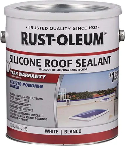 Miniatura 7 de Rust-Oleum 338726 Sellador de techo de silicona con fibra de 10 años