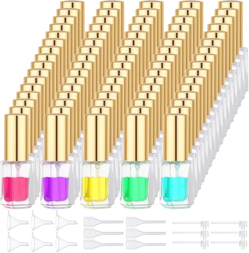 Miniatura 20 de Segbeauty Mini botella de perfume de viaje de 0.1 oz, atomizador de perfume de vidrio, pulverizador de colonia de viaje, botella de spray recargable