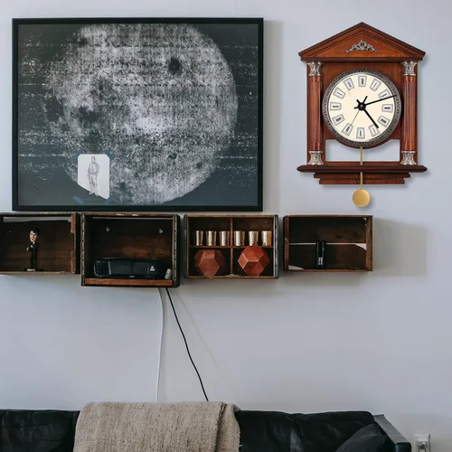 Miniatura 3 de FOMIYES Reloj de pared de repuesto de péndulo, pieza de péndulo, mecanismo de reloj, accesorio de repuesto para reloj de pared, kit de reparación