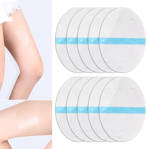 Miniatura 5 de 10 almohadillas antifricción para muslos, pasta adhesiva antirozaduras para el interior del muslo, autoadhesivas, desechables, ultrafinas