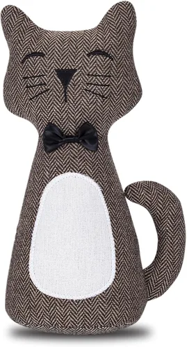 Miniatura 17 de Lindo Tope Decorativo para Puerta para Piso de Casa y Oficina, Topes de Puerta de Tela con Animales Ponderados, Protectores de Pared Pesados, Gato