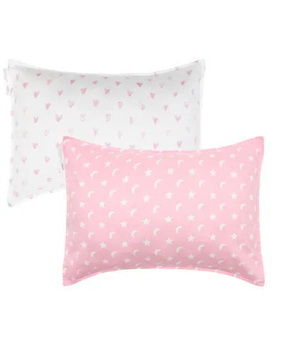 Miniatura 13 de ALVABABY Paquete de 2 fundas de almohada de algodón orgánico para niños pequeños, fundas de almohada para niños de 13 x 18 pulgadas o 12 x 16