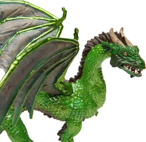 Miniatura 6 de Safari Ltd. Figura de dragón del bosque, figura detallada de modelo de plástico de 6 pulgadas, juguete de criatura mítica para niños, niñas y niños