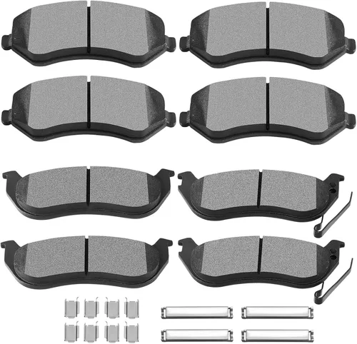 Miniatura 16 de SCITOO - Juego de pastillas de freno de cerámica, 8 pastillas de freno para Honda CR-V 2002-2004, 2003-2011 para Honda Element