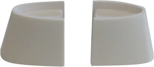Miniatura 6 de Par de repuestos compatibles (2 piezas) de perillas divididas para atenuadores Lutron Skylark y control de ventilador (BLANCO)